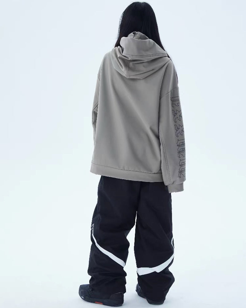Ski Wear Windproof Oversize Hoodie - Unisex