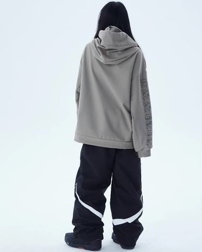 Ski Wear Windproof Oversize Hoodie - Unisex