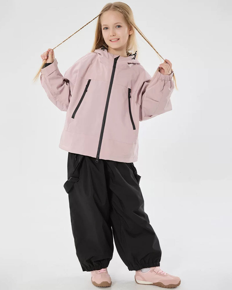 Ski Wear Windproof Rabbit Ears Kids Snow Suit