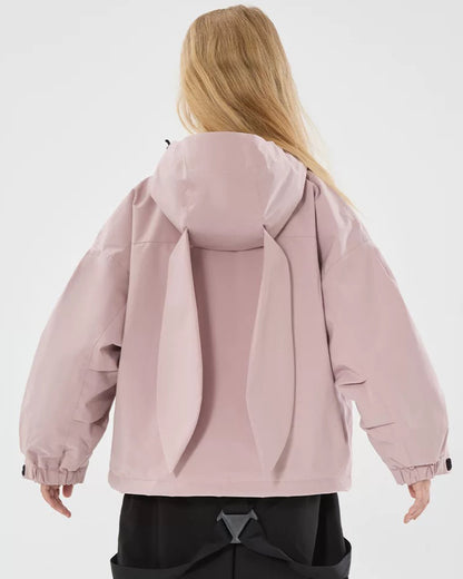 Ski Wear Windproof Rabbit Ears Kids Snow Suit