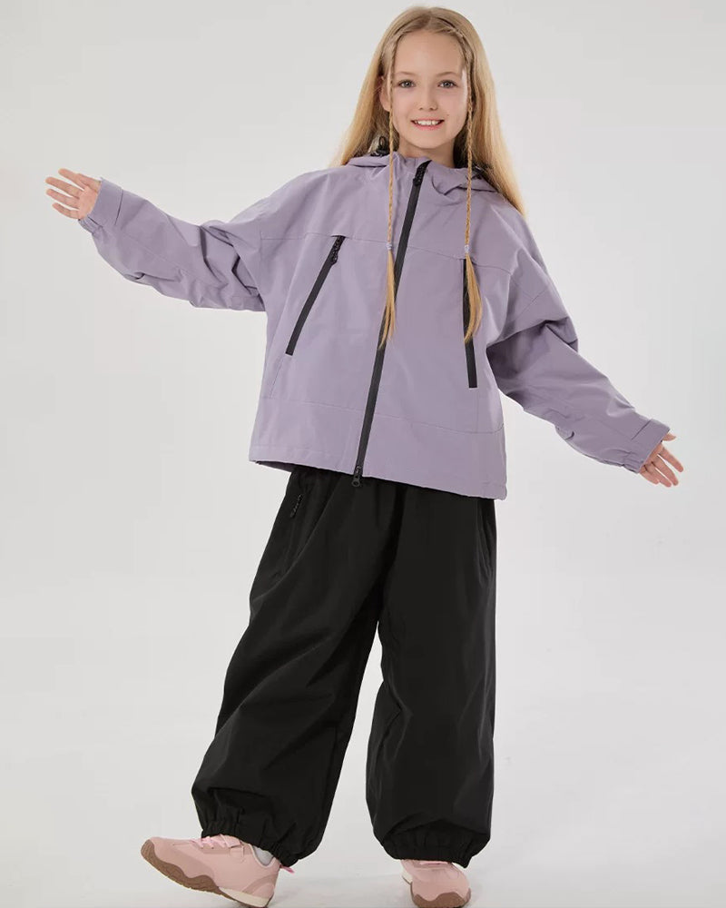 Ski Wear Windproof Rabbit Ears Kids Snow Suit