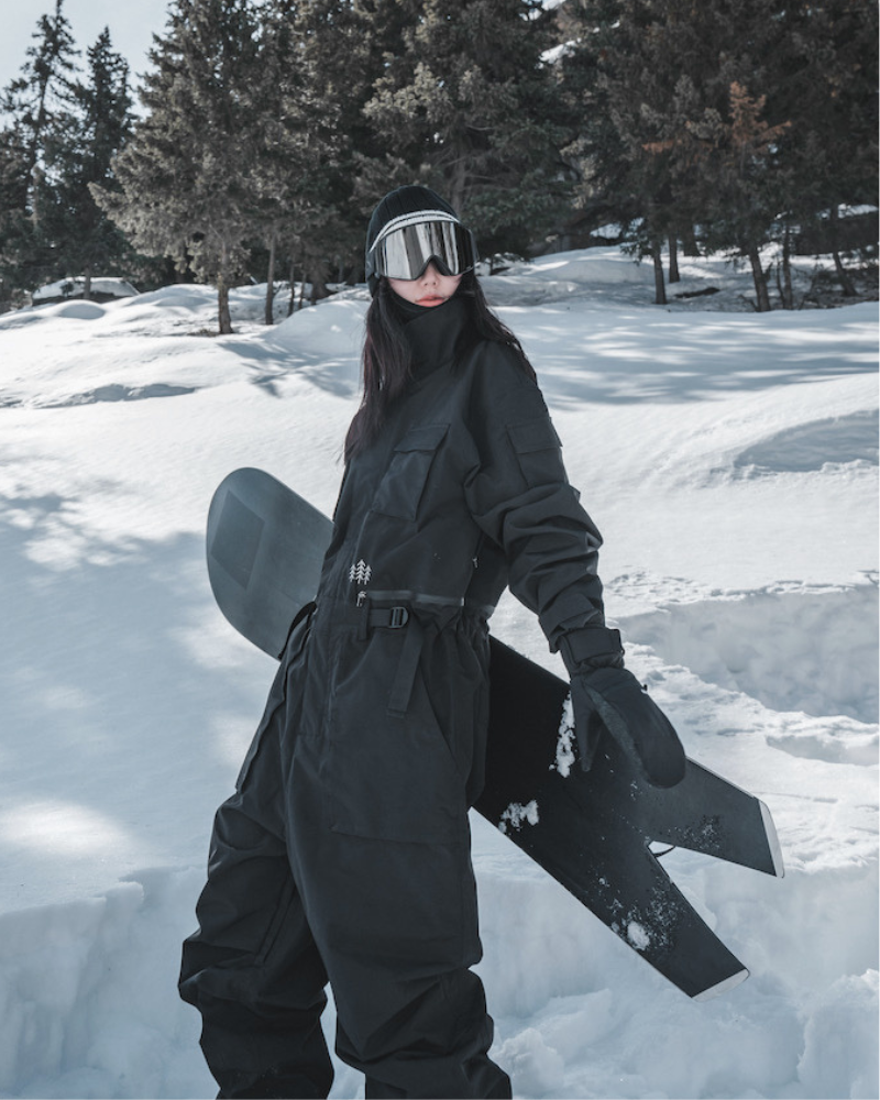 Ski Wear Snowboard Outfit Unisex One Piece Snow Suit