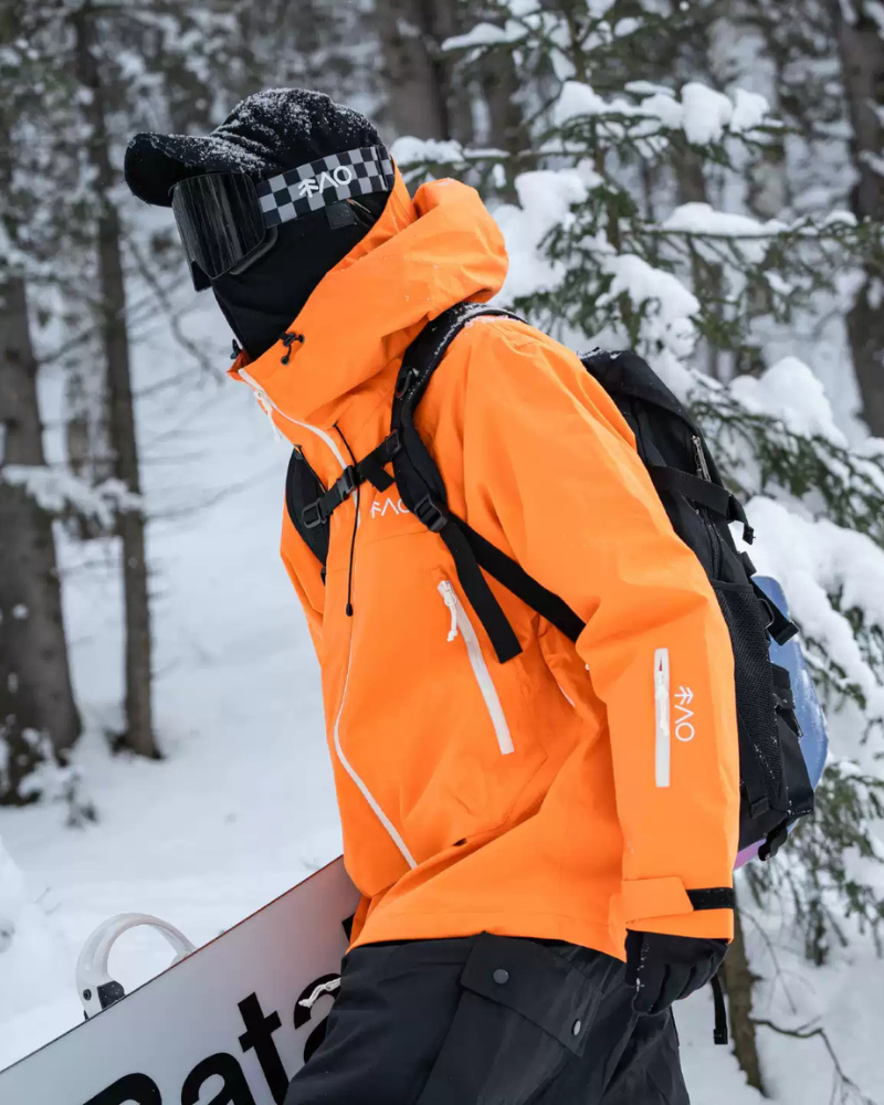 Ski Wear 3L Waterproof Fleece Ski Jacket -Unisex