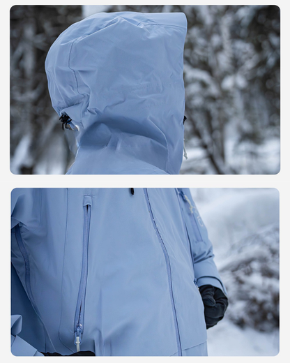 Ski Wear 3L Waterproof Fleece Ski Jacket -Unisex