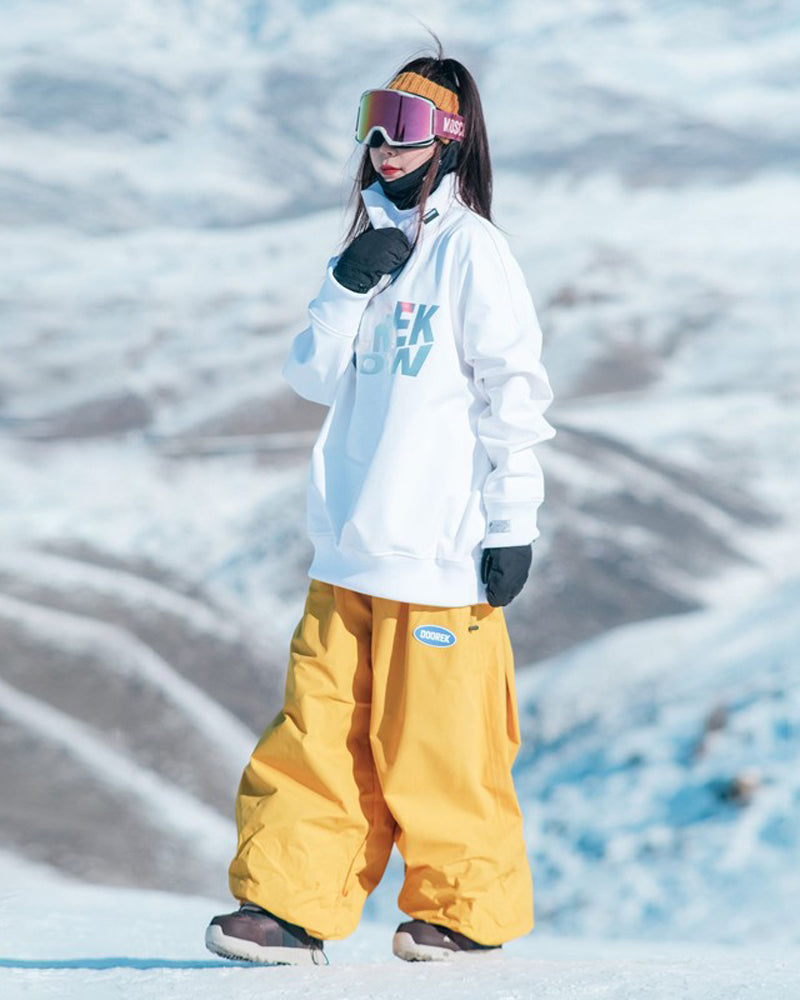Ski Wear Snowboard Gear Super Baggy Snow Pants -Unisex