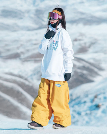 Ski Wear Snowboard Gear Super Baggy Snow Pants -Unisex