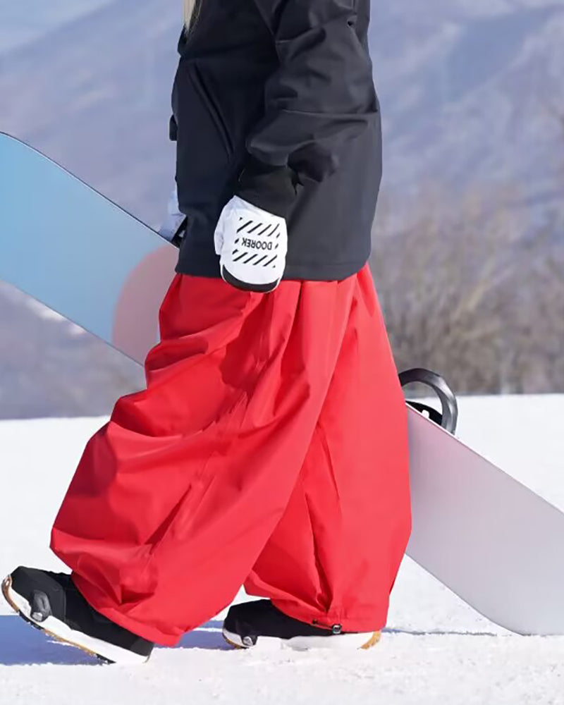 Ski Wear Snowboard Gear Super Baggy Snow Pants -Unisex