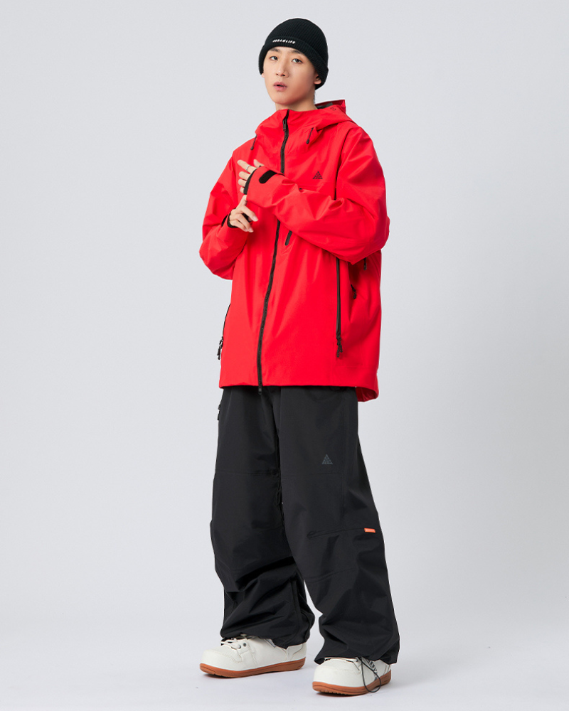 Ski Wear 3L Baggy Snowboard Jacket - Unisex