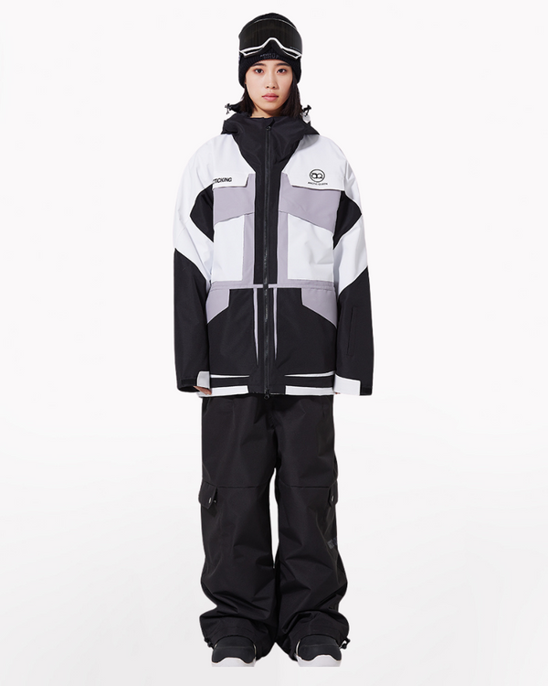 Ski Wear 3L Cargo Unisex Snow Jacket&Pants