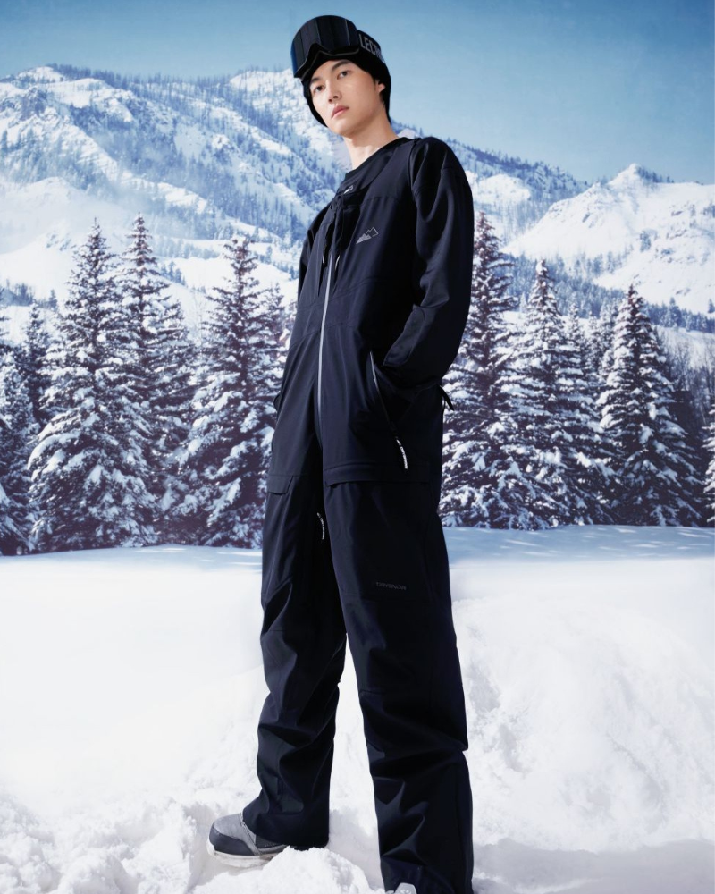 Ski Wear 3L Waterproof Ski Jacket&amp;Bibs Suit -Unisex