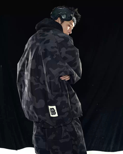 Ski Wear 3L Thickened  Ski Jacket &amp; Camo Snow Pants Set -Unisex (Single Unit Available)
