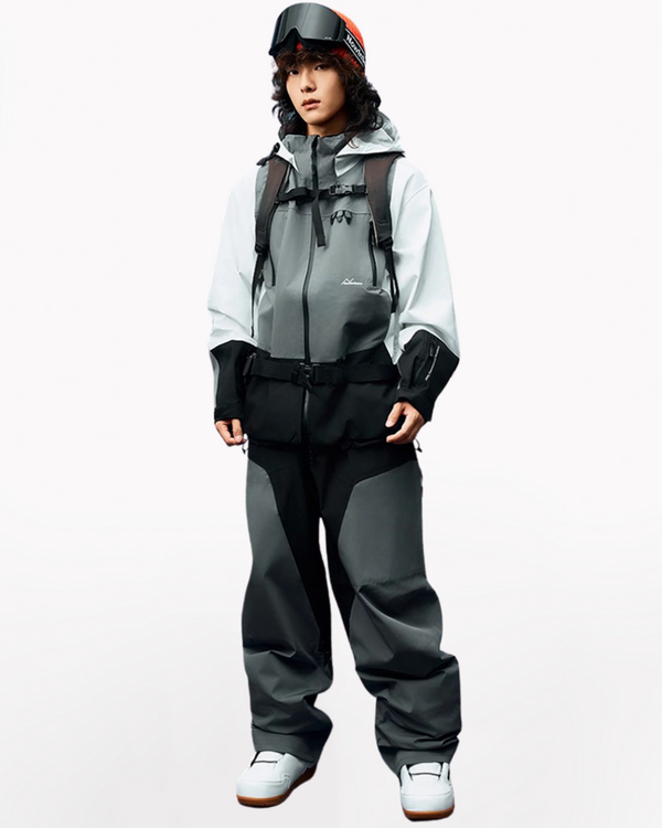 Ski Wear 3L Tricolor Unisex Snow Jacket&Pants (Sold Separately)