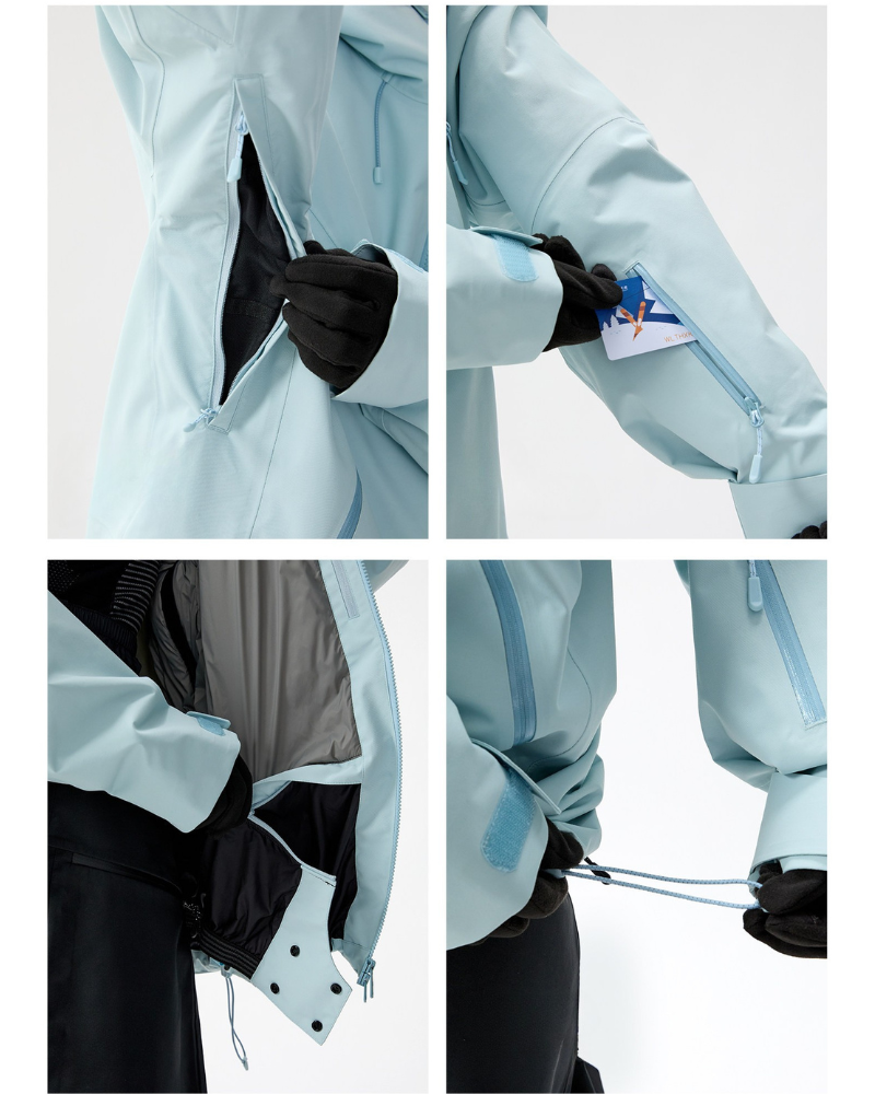 Ski Wear 3L Waterproof Insulated Ski &amp; Snowboard Suit Set - Unisex