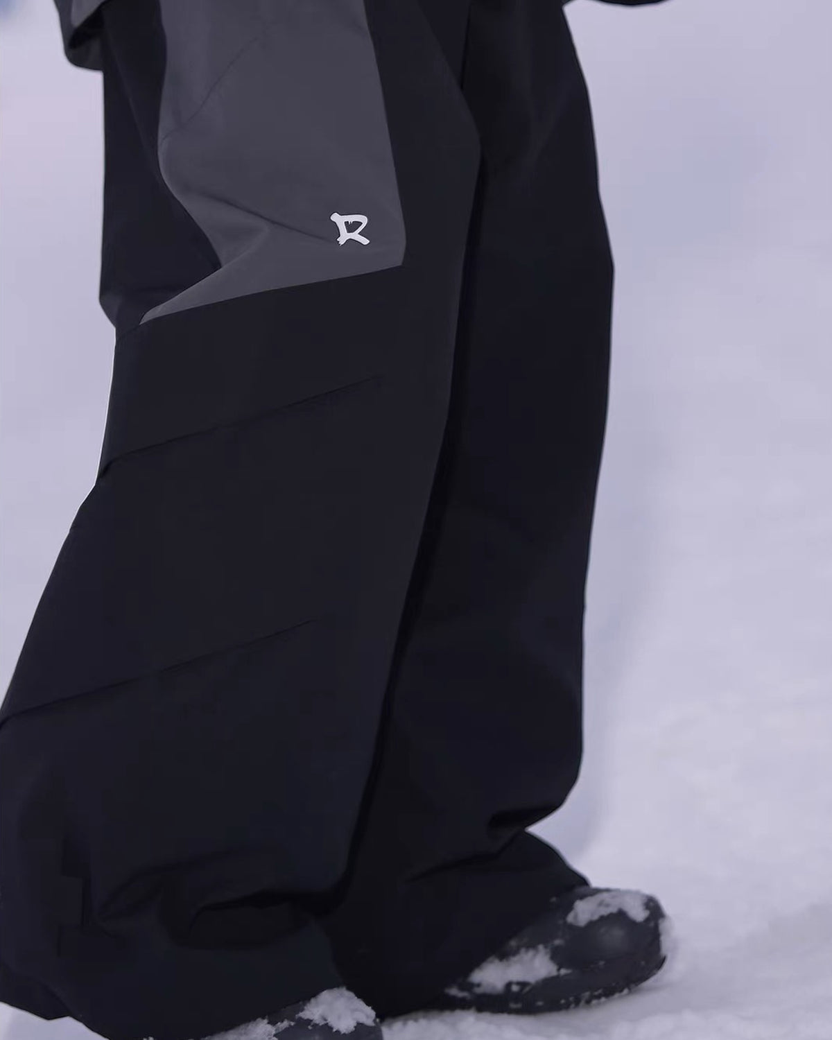 Ski Wear 3L Waterproof Red Colorblock Insulated Snow Suit - Unisex