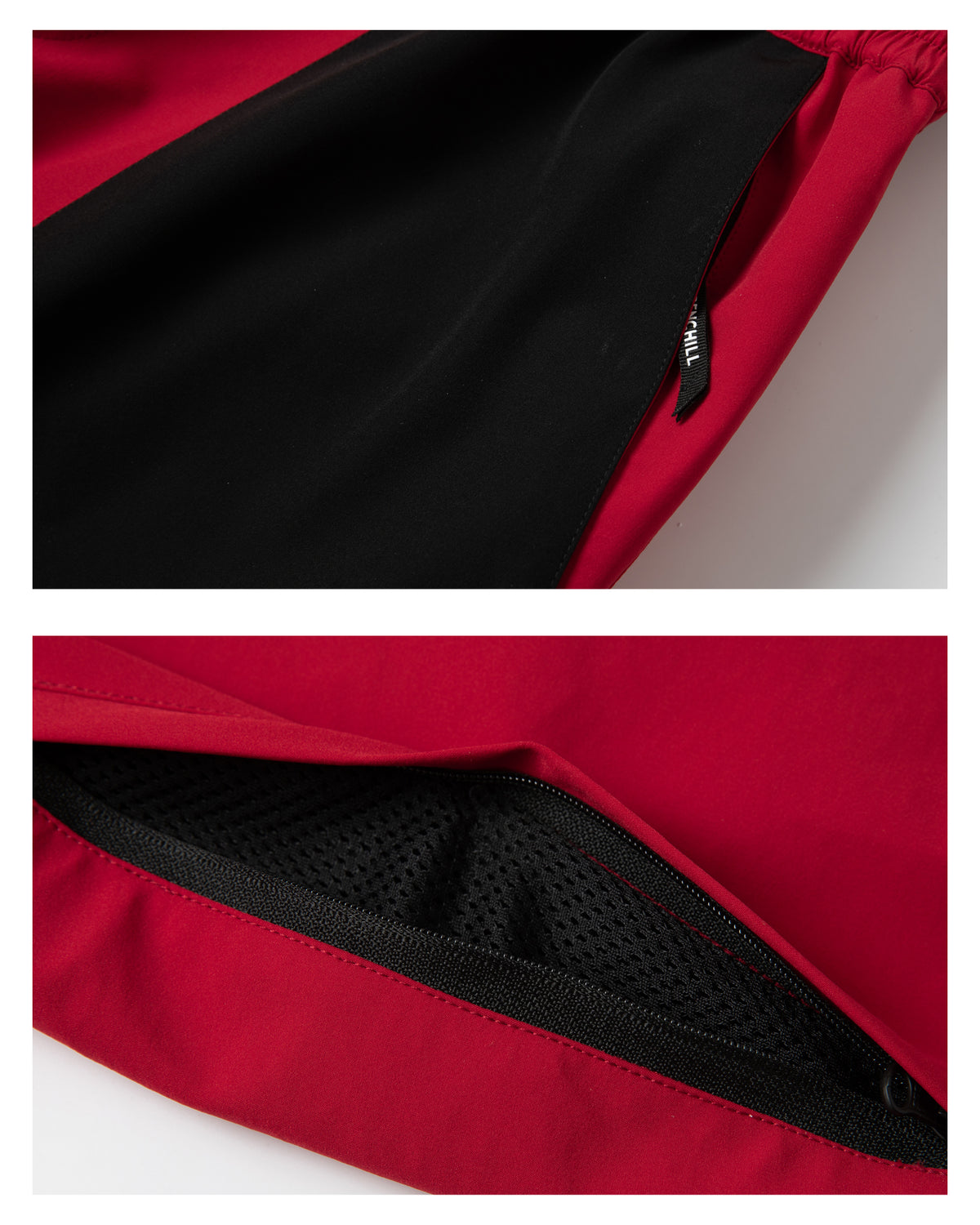 Ski Wear 3L Waterproof Red Colorblock Insulated Snow Suit - Unisex
