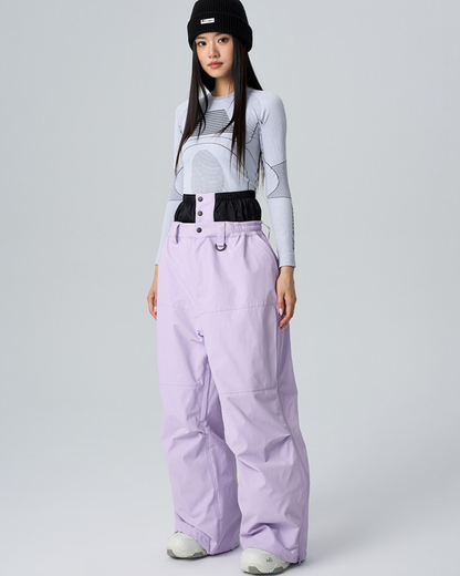 Ski Wear 3L Waterproof  Wide-Leg Snowboard Pants -Unisex