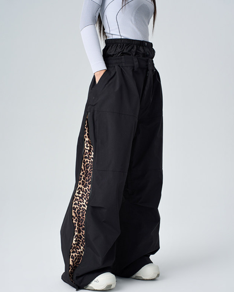 Ski Wear 3L Waterproof  Wide-Leg Snowboard Pants -Unisex