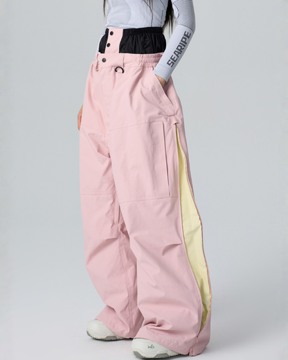 Ski Wear 3L Waterproof  Wide-Leg Snowboard Pants -Unisex