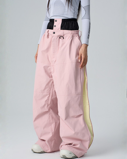 Ski Wear 3L Waterproof  Wide-Leg Snowboard Pants -Unisex