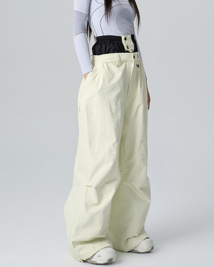 Ski Wear 3L Waterproof  Wide-Leg Snowboard Pants -Unisex