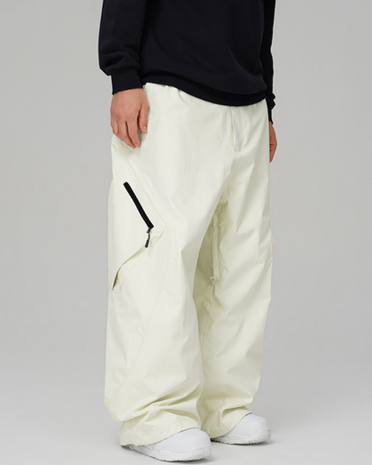 Ski Wear 3L Windproof &amp; Waterproof Baggy Cargo Snow Pants - Unisex