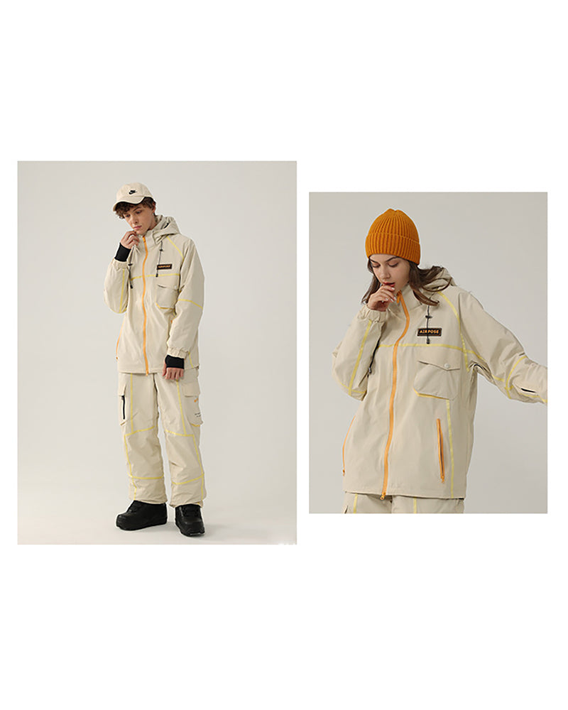 Ski Wear Snowboard Gear Unisex Thick Snow Suit