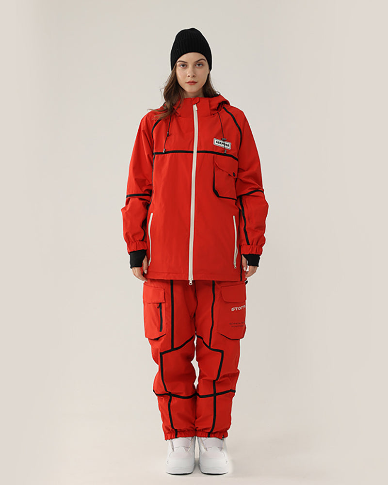 Ski Wear Snowboard Gear Unisex Thick Snow Suit