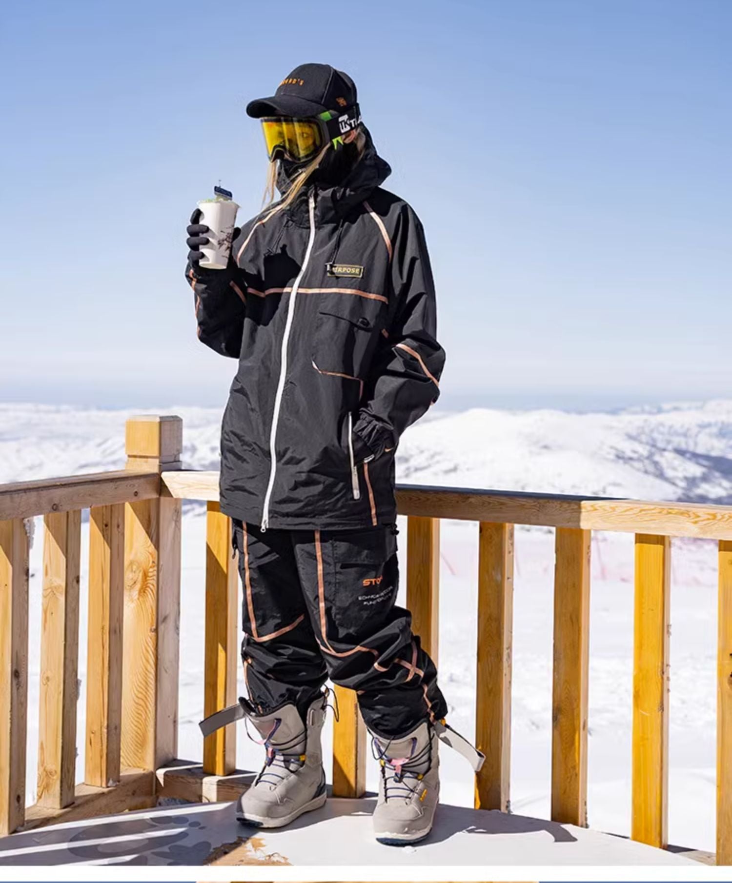 Ski Wear Snowboard Gear Unisex Thick Snow Suit