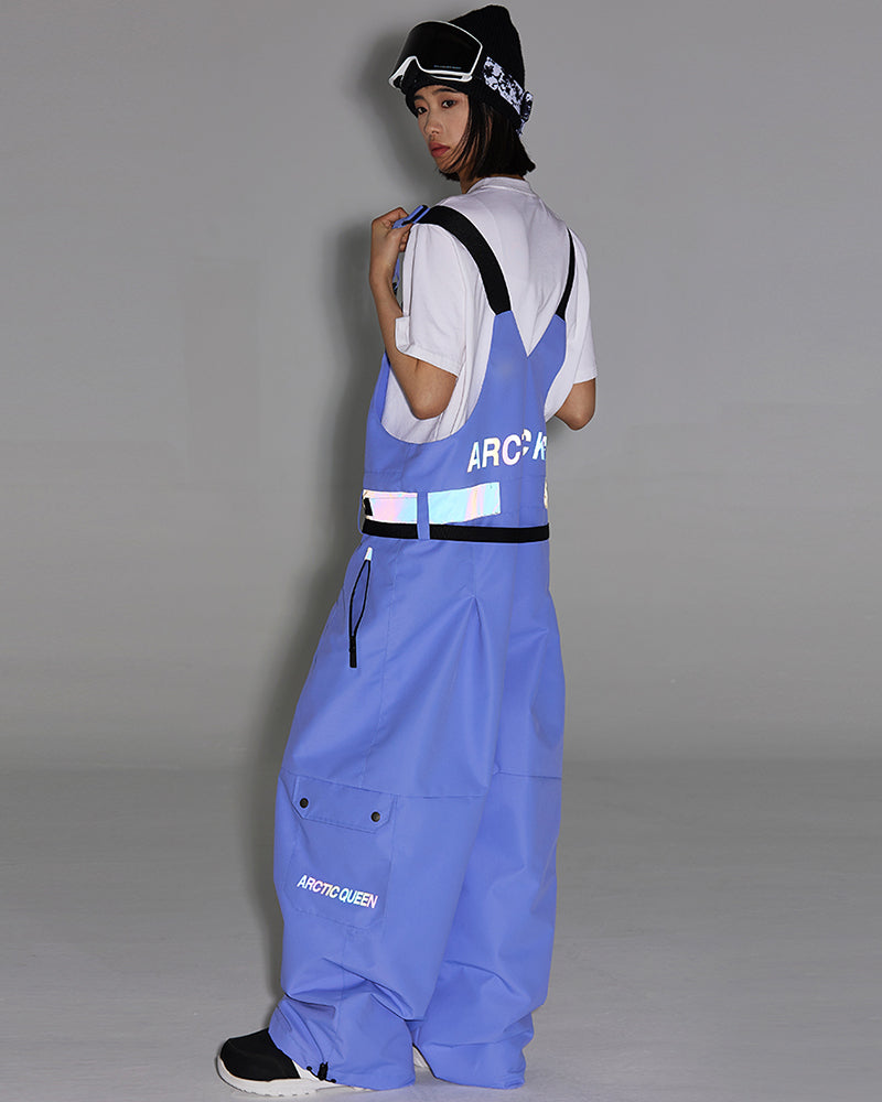 Ski Wear Waterproof Cargo Snow Jacket&amp;Bibs Suit -Unisex