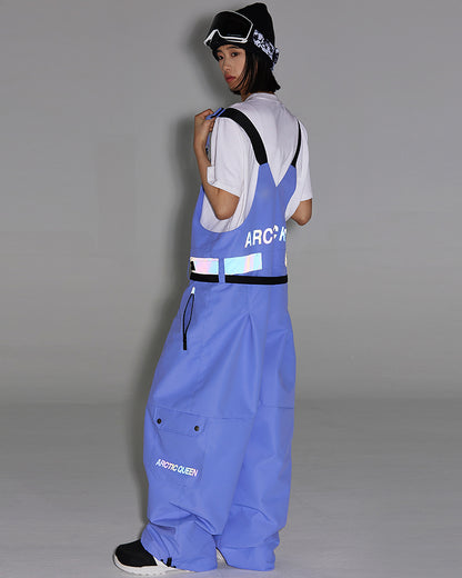 Ski Wear Waterproof Cargo Snow Jacket&amp;Bibs Suit -Unisex