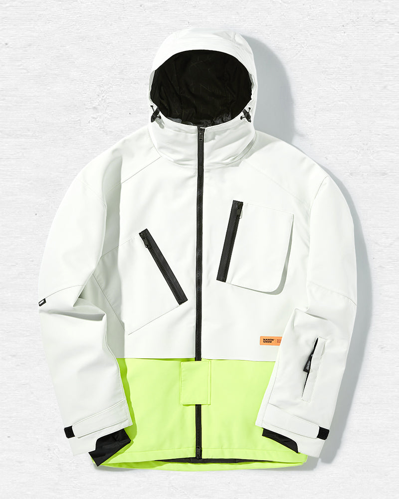 Ski Wear Color Block Snow Outfits Unisex Ski Jacket