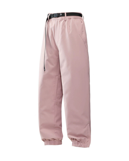 Winter Outdoor Fleece-Lined Hardshell Down Hiking|Ski Pants