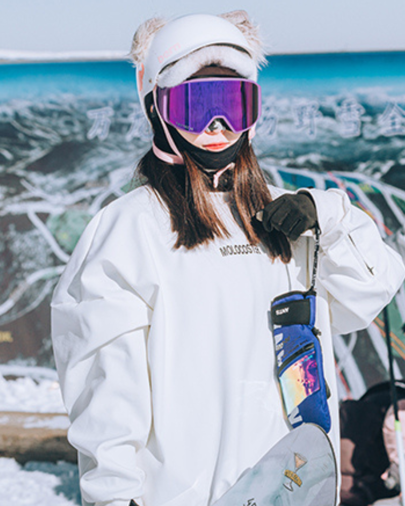 Ski Wear Fleece-lined Warmth Unisex Sweatshirt