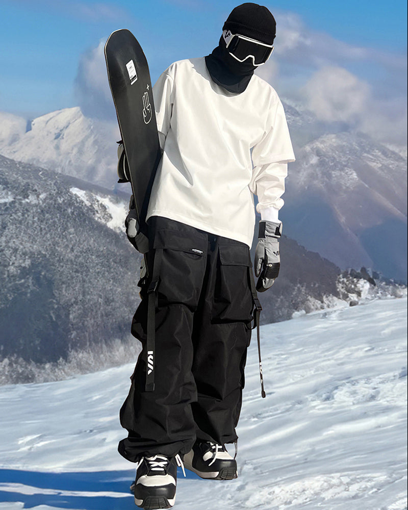 Ski Wear Snow Gear Unisex Cargo Snow Pants