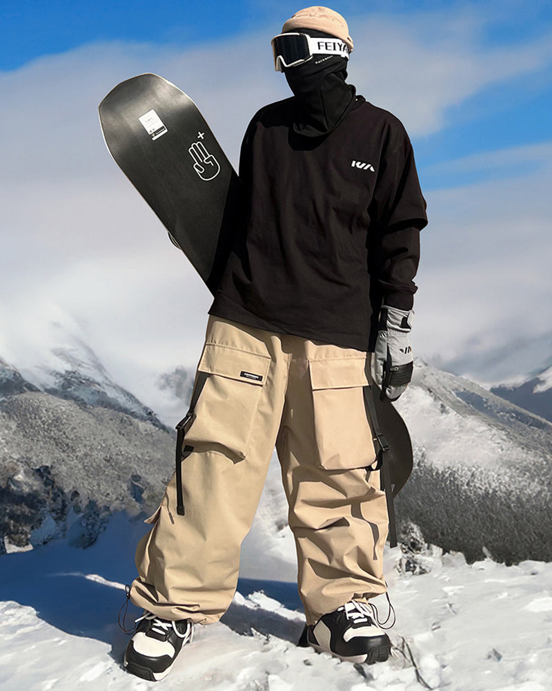 Ski Wear Snow Gear Unisex Cargo Snow Pants