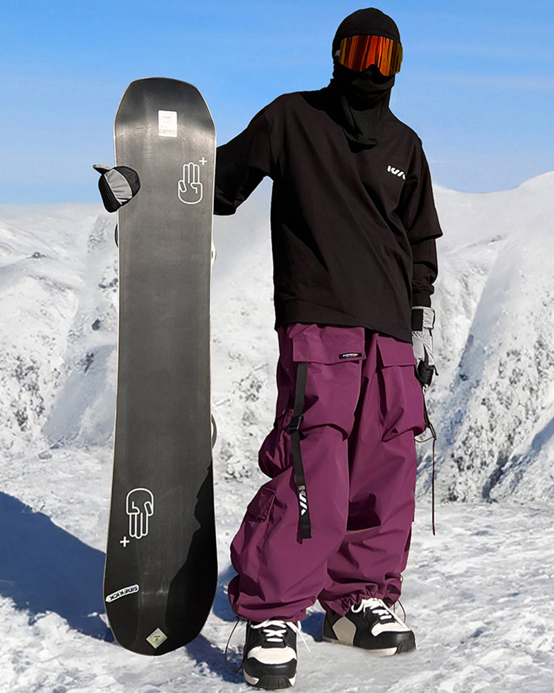 Ski Wear Snow Gear Unisex Cargo Snow Pants