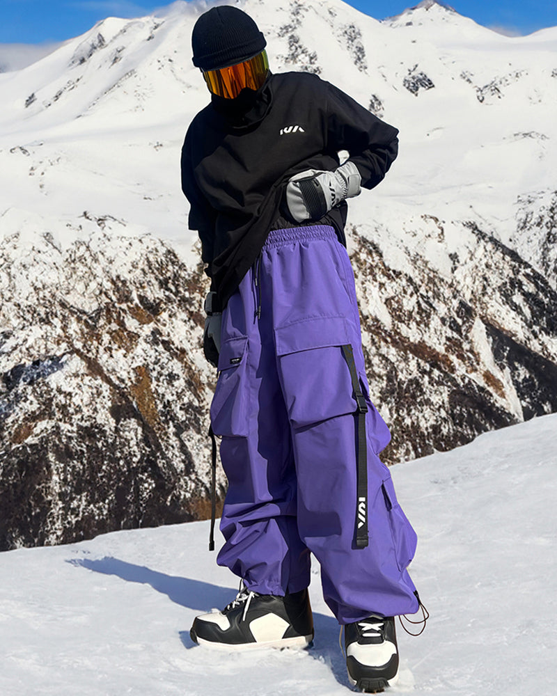 Ski Wear Snow Gear Unisex Cargo Snow Pants