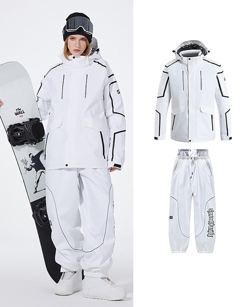 Ski Wear Insulate Snow Jacket&amp;Pants Suit - Unisex (Single Unit Available)