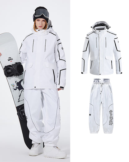 Ski Wear Insulate Snow Jacket&amp;Pants Suit - Unisex (Single Unit Available)