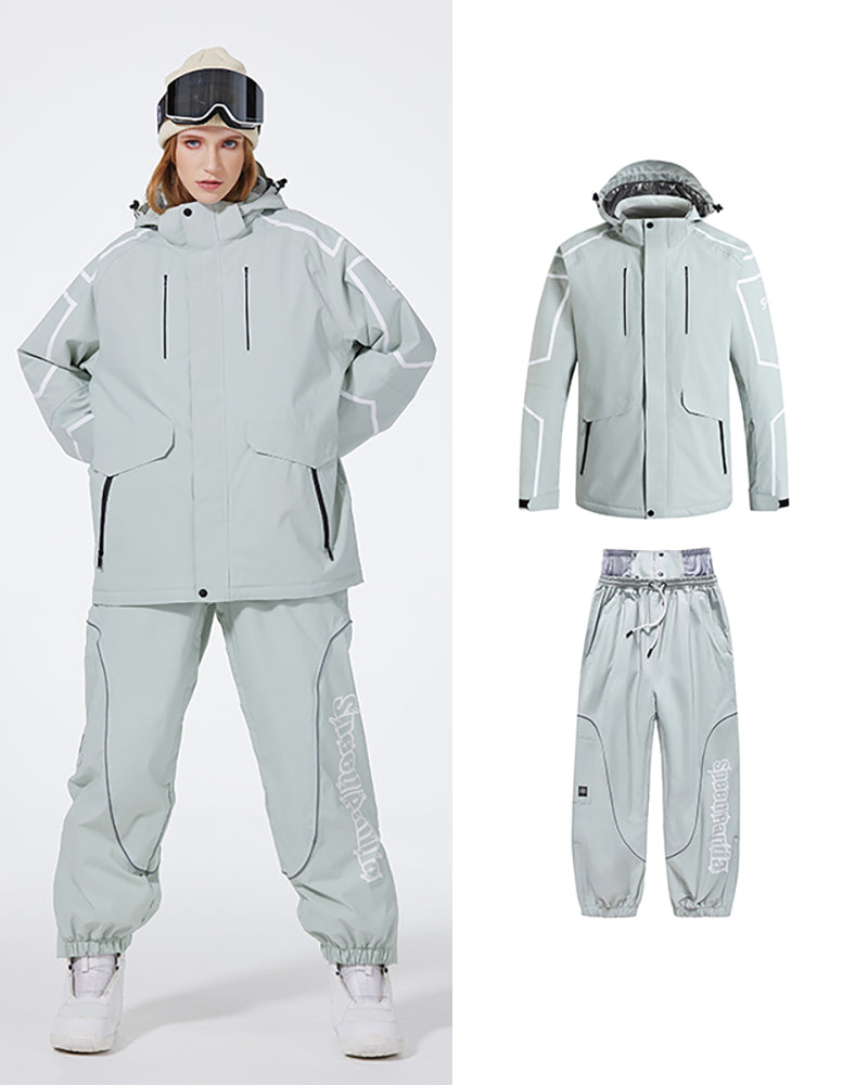 Ski Wear Insulate Snow Jacket&amp;Pants Suit - Unisex (Single Unit Available)