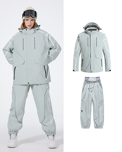 Ski Wear Insulate Snow Jacket&amp;Pants Suit - Unisex (Single Unit Available)