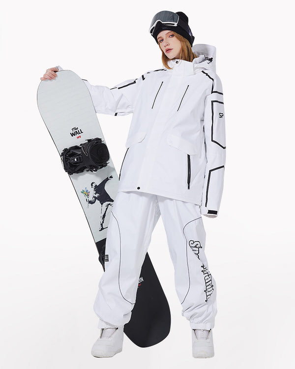 Ski Wear Gluing Insulate Unisex Snow Jacket&pants (Sold Separately)