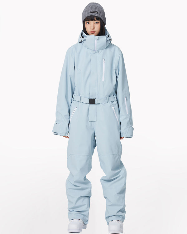 Ski Wear High-waisted Unisex Thick Jumpsuit Snow Suit