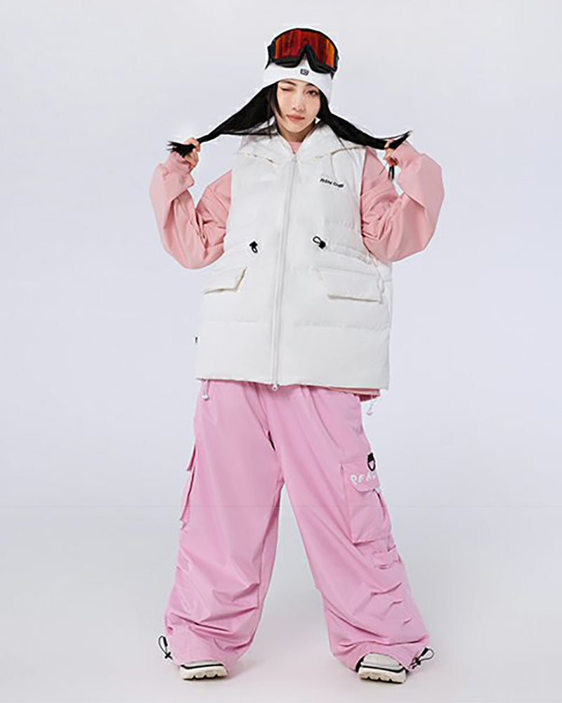 Ski Wear Unisex Thick Baggy Snow Pants