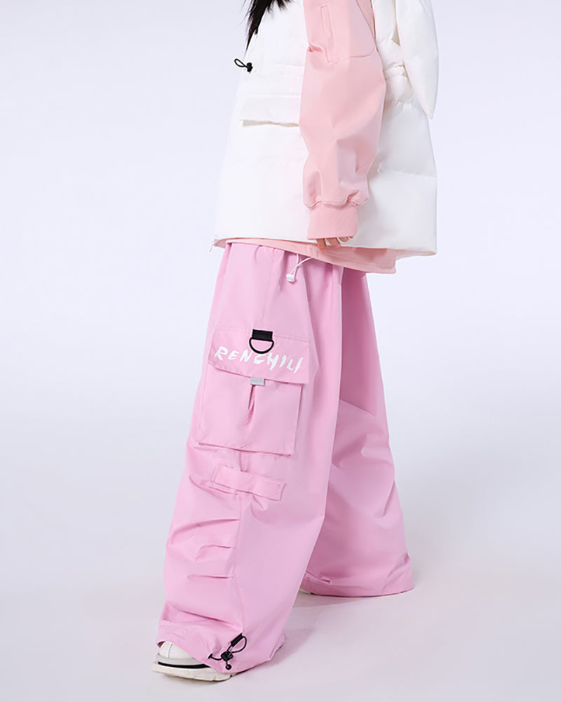 Ski Wear Unisex Thick Baggy Snow Pants