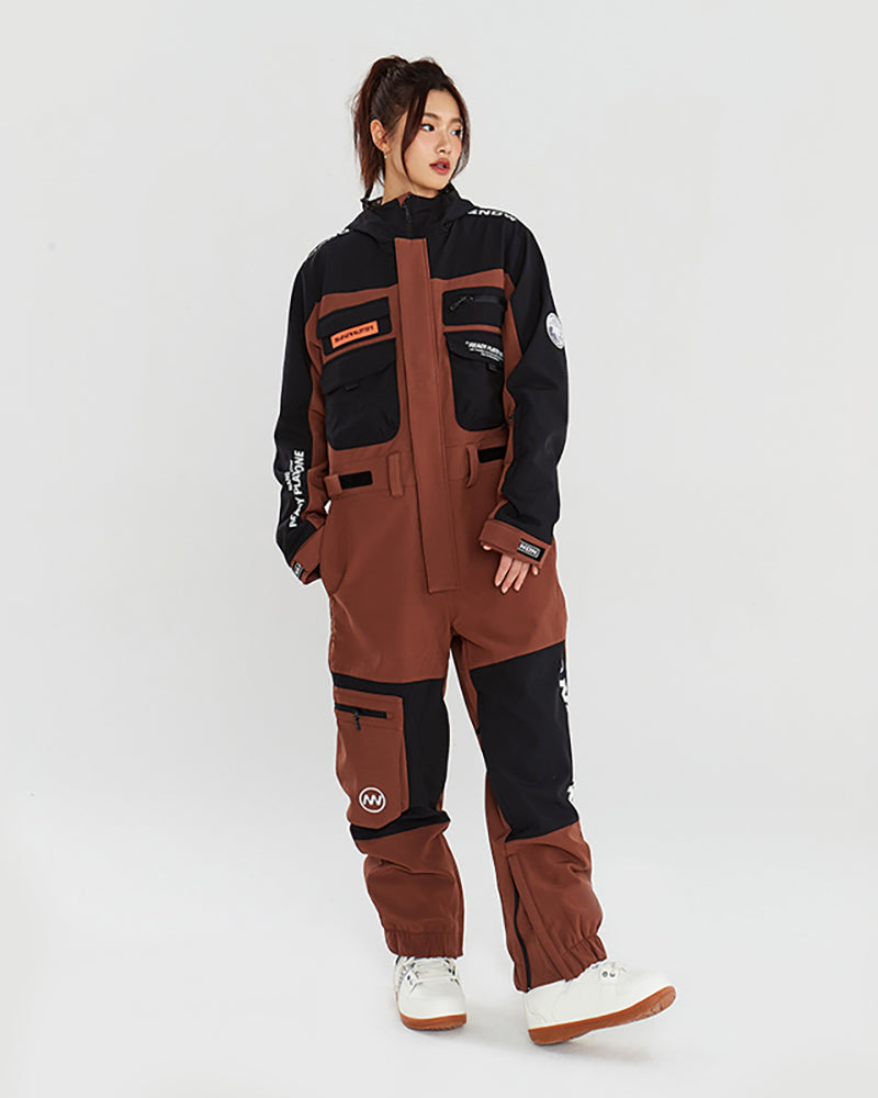 Ski Wear Snow Outfits One Piece Snow Suit -Unisex