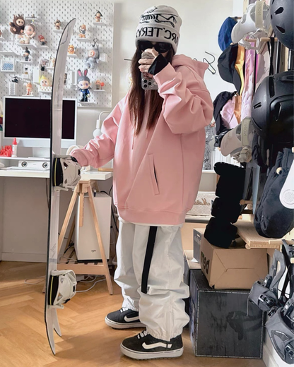 Ski Wear Loose Fit Waterproof Snowboard Ski Hoodie - Unisex