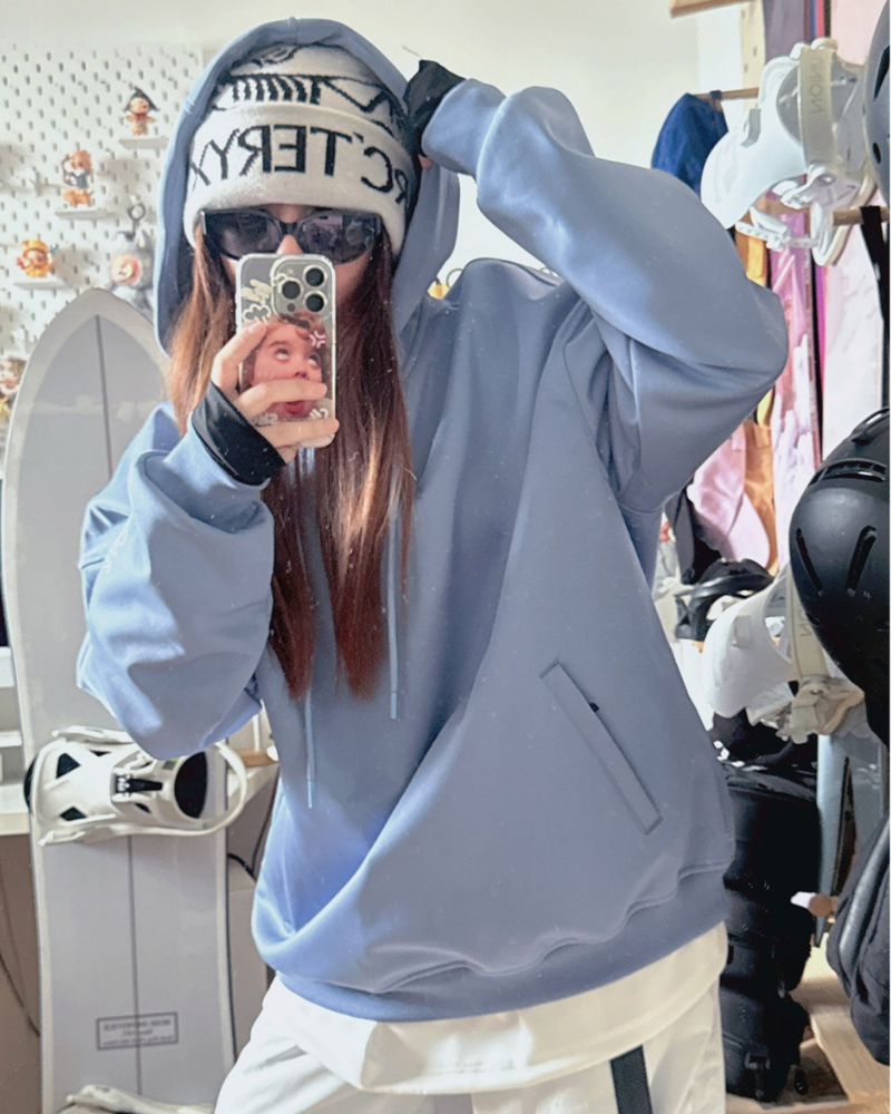 Ski Wear Loose Fit Waterproof Snowboard Ski Hoodie - Unisex