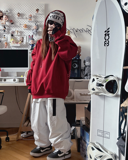 Ski Wear Loose Fit Waterproof Snowboard Ski Hoodie - Unisex