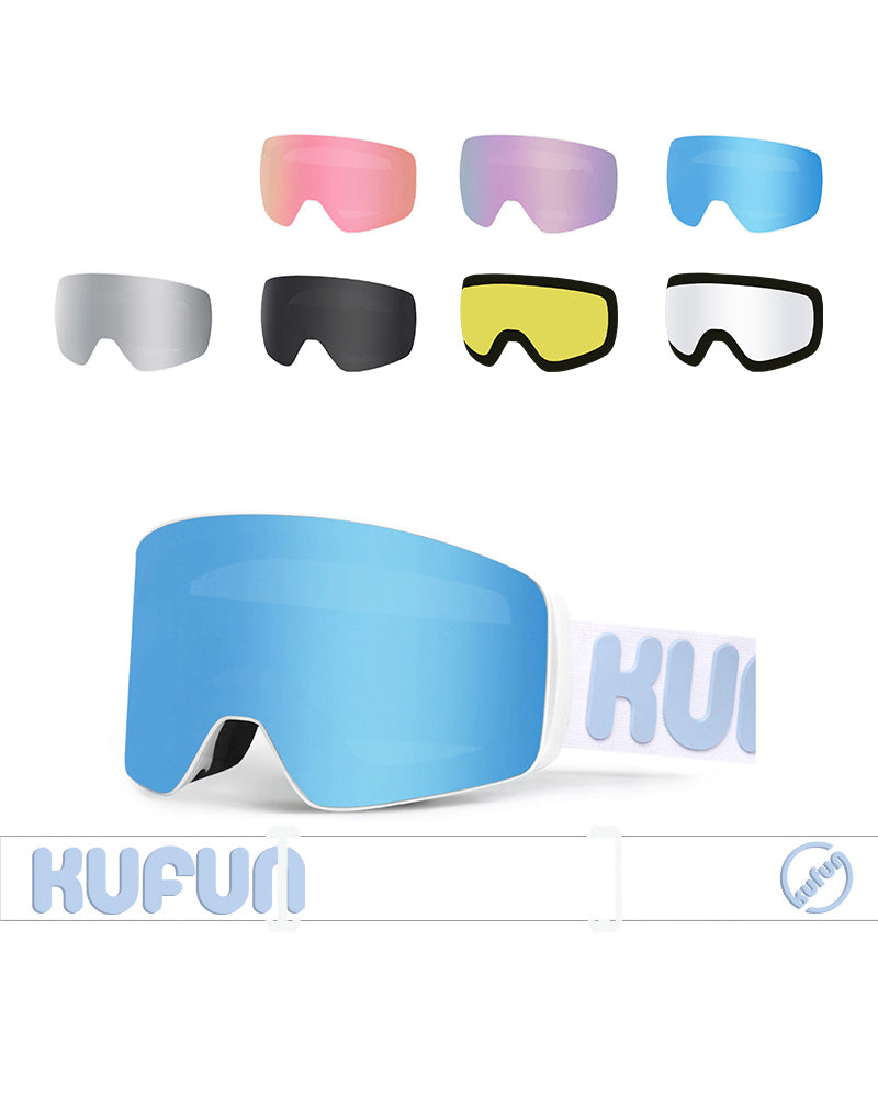 Ski Wear Magnetic Interchangeable Lens Unisex Ski Goggles